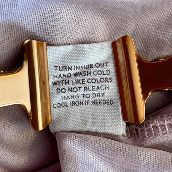 Blu Pepper Textured Pink Mini Dress with Ballon Sleeves and Elastic Waist - Picture 10 of 10